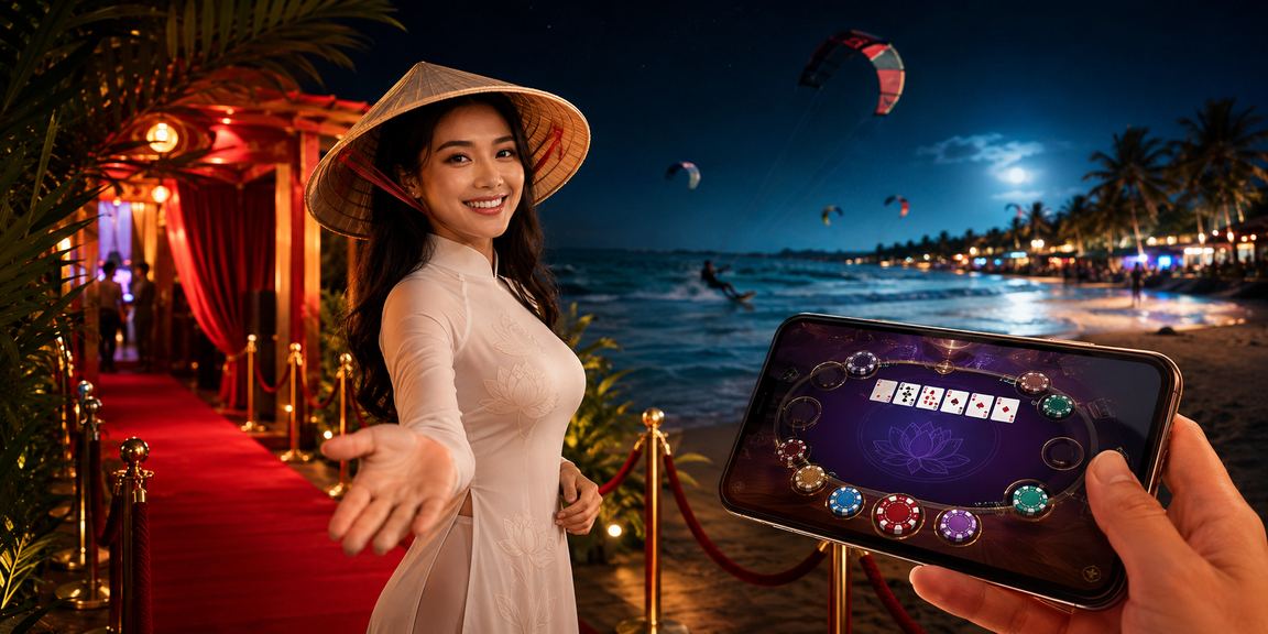 Màn hình casino betting tại Việt Nam thể hiện trải nghiệm giải trí trực tuyến